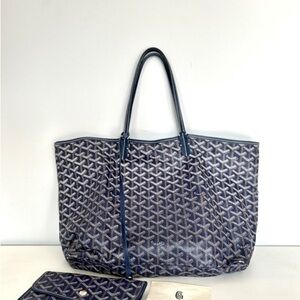 Goyard Blue Tote Bag PM St Louis